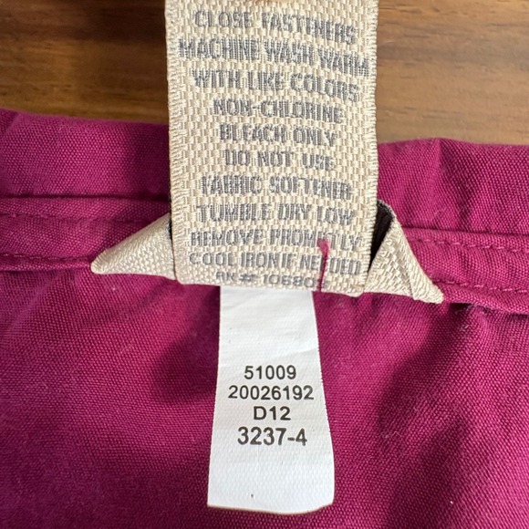 Duluth Trading Co Women Vest Magenta Pink Zip Pockets Utility Hunt Fish Garden L - Picture 8 of 13